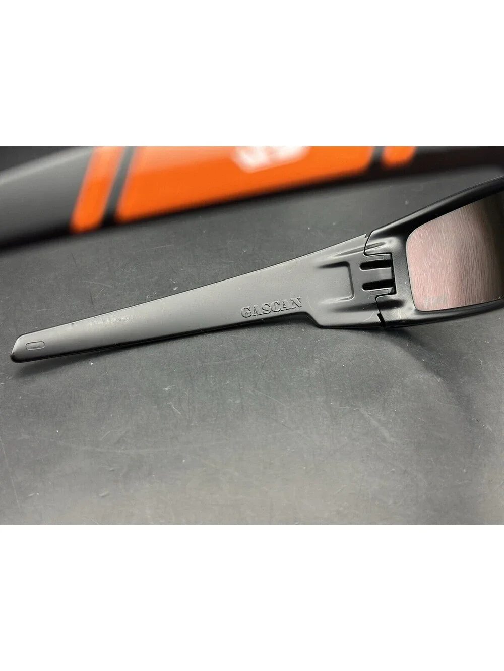 Oakley Gascan NFL Bengals Matte Black Ruby Iridium (BUCS Etched)